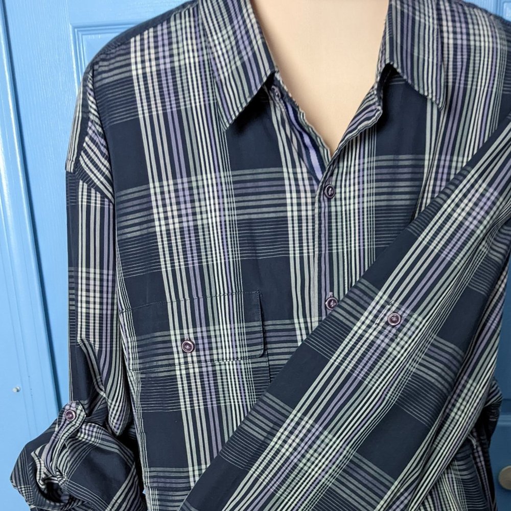 Perry Ellis Men's Long Sleeve Shirt